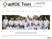 Tablet Screenshot of goldcoastgolf.com.au